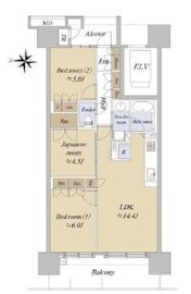 東京ソシオグランデ 12階 間取り図