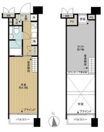 ZOOM麻布十番 4階 間取り図