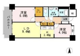 品川シーサイドビュータワー1 1817 間取り図