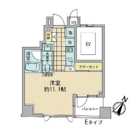アズ日本橋人形町 205 間取り図