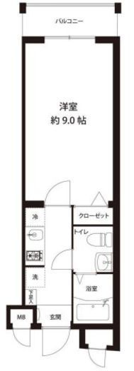 レオーネ馬込 103 間取り図