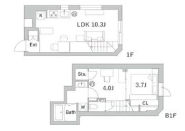 グランデュオ高輪 101 間取り図