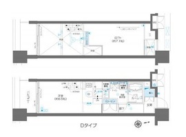 ZOOM麻布十番 7階 間取り図