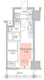 アーバネックス深川住吉3 1402 間取り図
