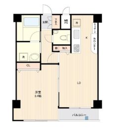 パークスクエア文京千石 2階 間取り図