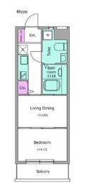 コルティーレ上北沢 209 間取り図