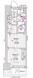 グランド・ガーラ木場 5階 間取り図