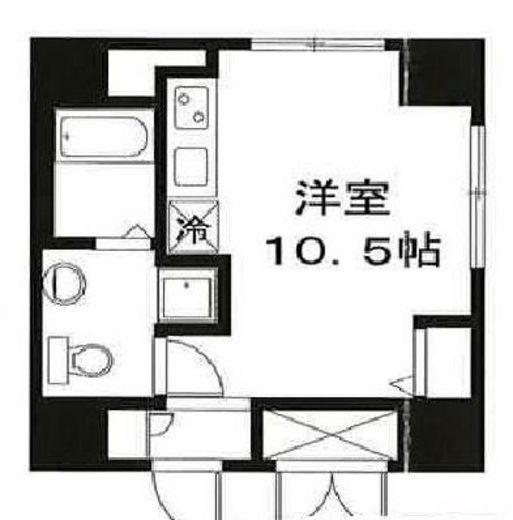 マストライフ目黒南 312 間取り図