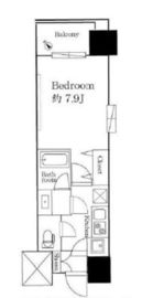 プレシャス渋谷 404 間取り図