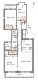 アソシエール文京白山 105 間取り図