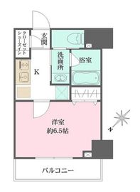 ザ・パークメゾン東大井 505 間取り図