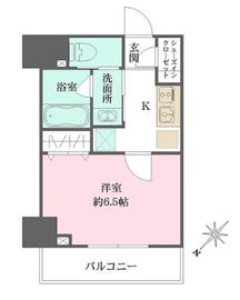 ザ・パークメゾン東大井 904 間取り図