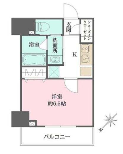 ザ・パークメゾン東大井 804 間取り図