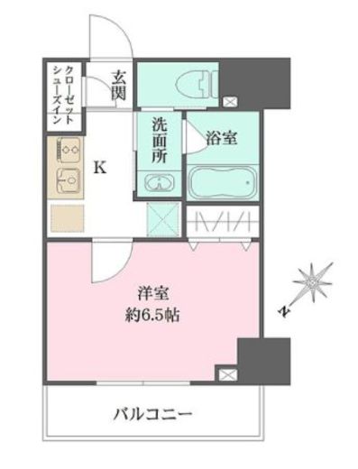 ザ・パークメゾン東大井 503 間取り図
