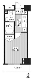 コンフォリア西新宿 502 間取り図