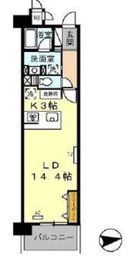 ロイヤルパークス西新井 1027 間取り図