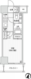 レジディア笹塚2 405 間取り図