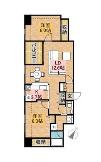 グリーンパーク日本橋参番館 4階 間取り図