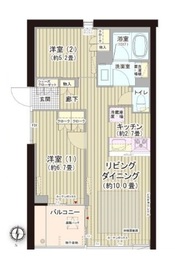 ガーデニエール砧ウエスト 915 間取り図