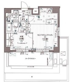 パレステージ中野 10階 間取り図