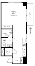 麻布エンパイアマンション 608 間取り図
