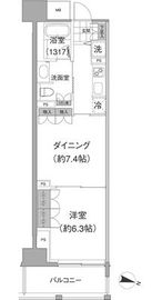 アビティ目黒 212 間取り図