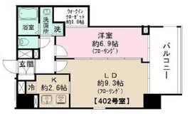 プリューム中野坂上 402 間取り図