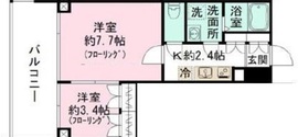 プリューム中野坂上 702 間取り図