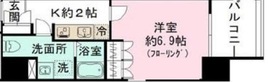 プリューム中野坂上 704 間取り図