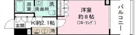 プリューム中野坂上 505 間取り図