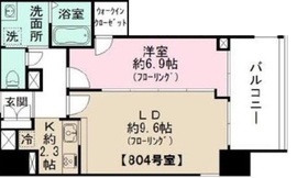 プリューム中野坂上 804 間取り図