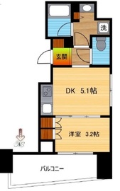 ライオンズミレス新中野 2階 間取り図