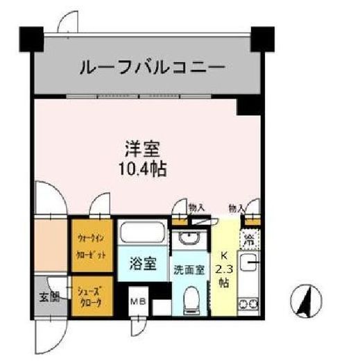 カスタリア武蔵小杉 314 間取り図
