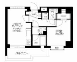 スカーラ広尾ステーションプラザ 5階 間取り図