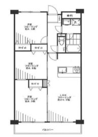 三田ナショナルコート 9階 間取り図