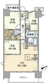 プライムパークス品川シーサイド ザ・レジデンス 11階 間取り図