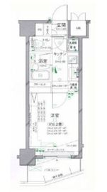 パレステュディオ渋谷ウエスト 9階 間取り図