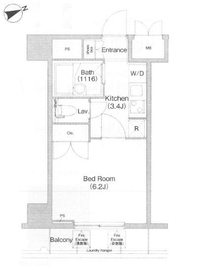 コンフォリア芝浦キャナル 909 間取り図