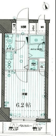 パークウェル麻布 4階 間取り図