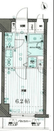 パークウェル麻布 4階 間取り図