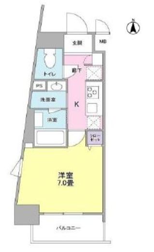 L'axe京急蒲田 （ラグゼ京急蒲田） 303 間取り図