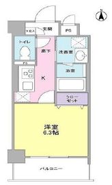 L'axe京急蒲田 （ラグゼ京急蒲田） 304 間取り図