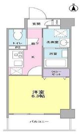 L'axe京急蒲田 （ラグゼ京急蒲田） 305 間取り図