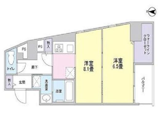 L'axe京急蒲田 （ラグゼ京急蒲田） 906 間取り図