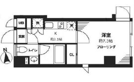 クレア白金高輪 4階 間取り図