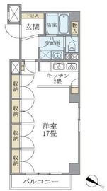 シティハイツ根津 3階 間取り図