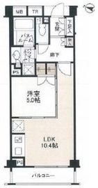 シティハウス目黒 3階 間取り図