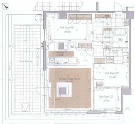 プレミスト赤坂檜町公園 -401- 間取り図