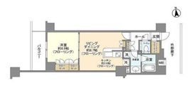 クオリア後楽園 4階 間取り図