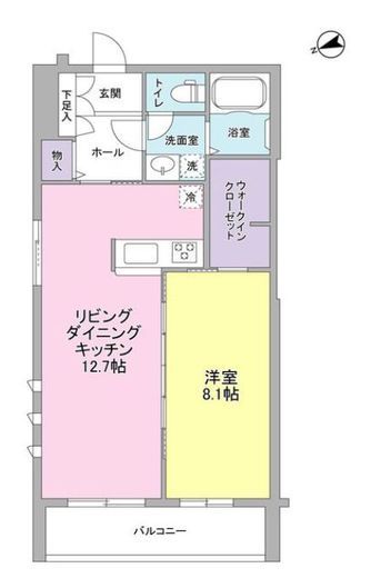 プレジオ桜丘 303 間取り図